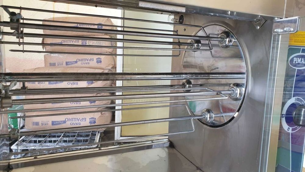 1.Грилове за пилета нови  на газ или на ток със защита със кошници