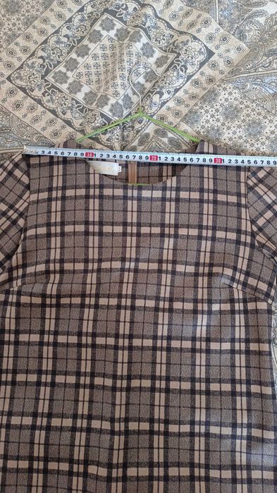 Платье в клетку (размер 44)