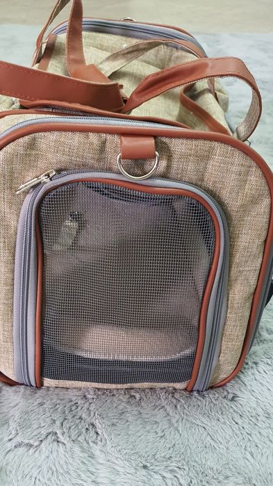 Geanta pentru animale de companie,de mana,respirabila