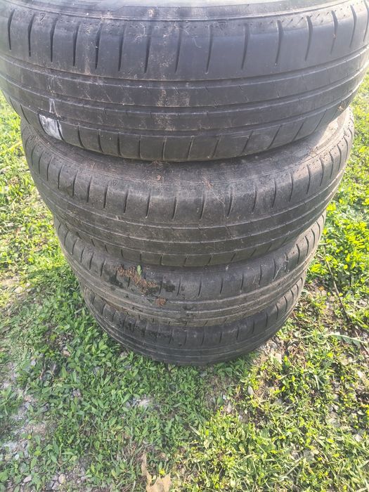 Jante tabla 4x100r15 cu cauciucuri 185/65 R15 Dacia Logan Sandero
