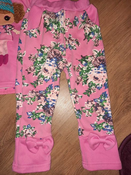 Set hainute hanorac+ pantaloni papusa