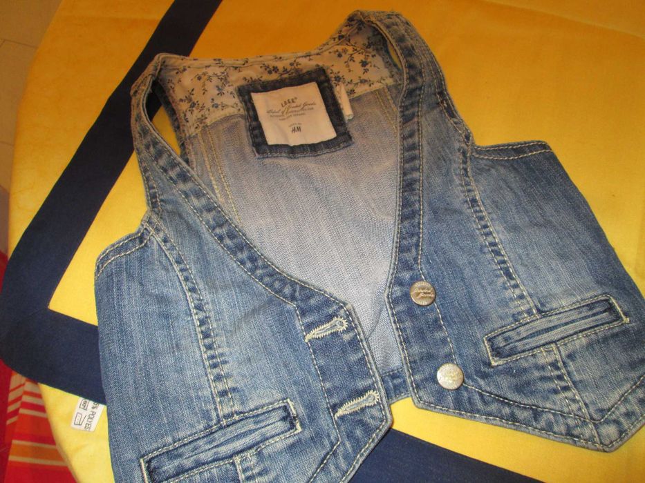 vesta blugi fetite H&M 116