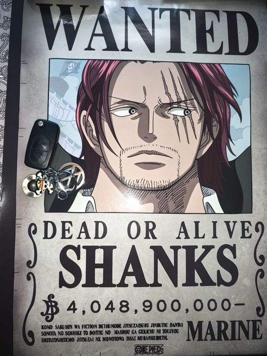 Постери One Piece. Blackbeard и Shanks
