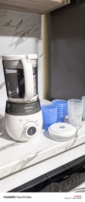 Комбиниран уред за готвене Philips Avent - 4 в 1, за здравословна бебе