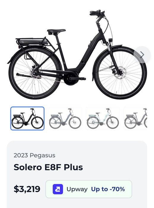 Електрически велосипед Pegasus солеро актив Line Plus Bosch 28 инча/Почти ново/
