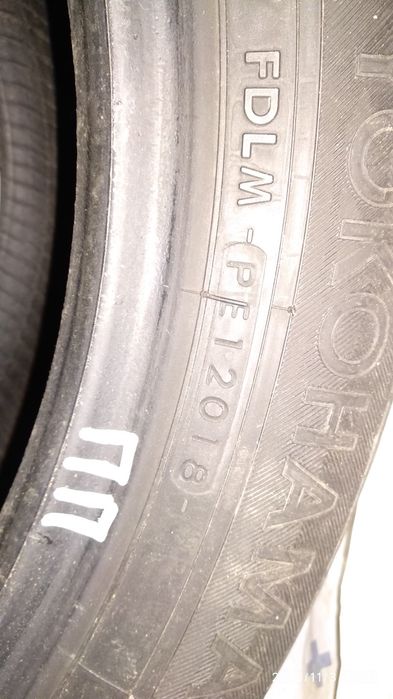 Продам две летние шины yokohama