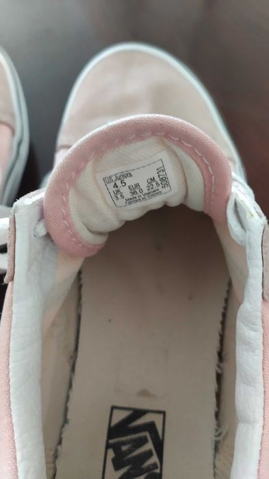 VANS Ванс детски/юношески розови платненки размер 36. Употребявани