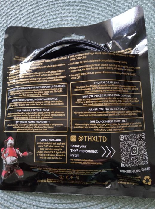 PIXELGEN THX® 8K 48GBps HDMI®2.1  Кабел 2 м.