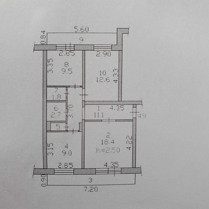 СРОЧНО! Продам 3х комн. квартиру