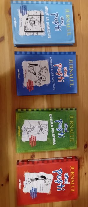 Set 4 cărți "Jurnalul Unui Puști"