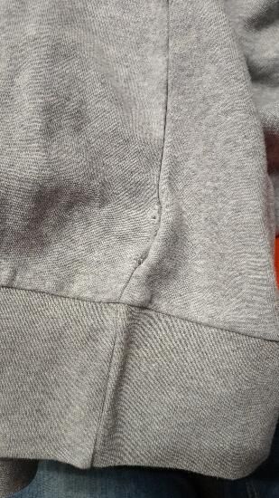 Hanorac de bumbac Gri Bărbați - S - produs resigilat Decathlon