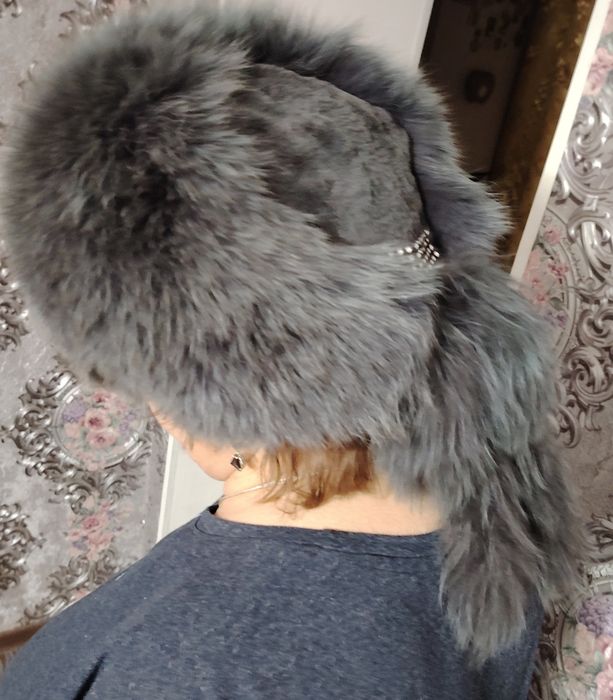 Шапка песец продам 10 000 тг