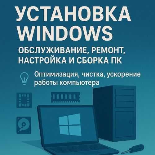 Настройка и ремонт компьютеров.
