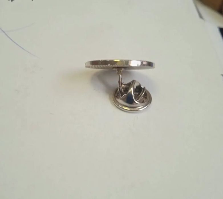 Основа (заготовка) для значка с цанговым зажимом