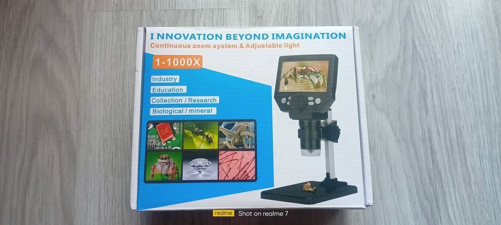 Koolertron 4,3-инчов LCD цифров USB микроскоп, 8MP 1-1000X