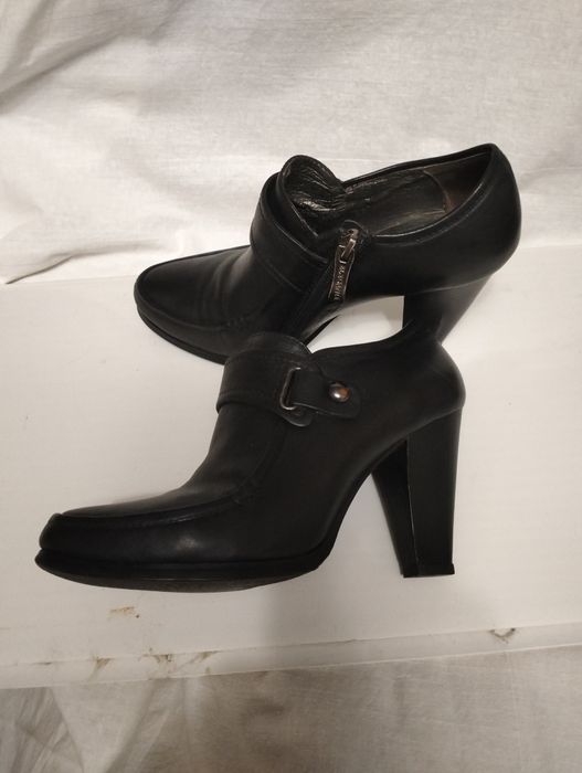 Кожаные женские туфли 37-38 размер