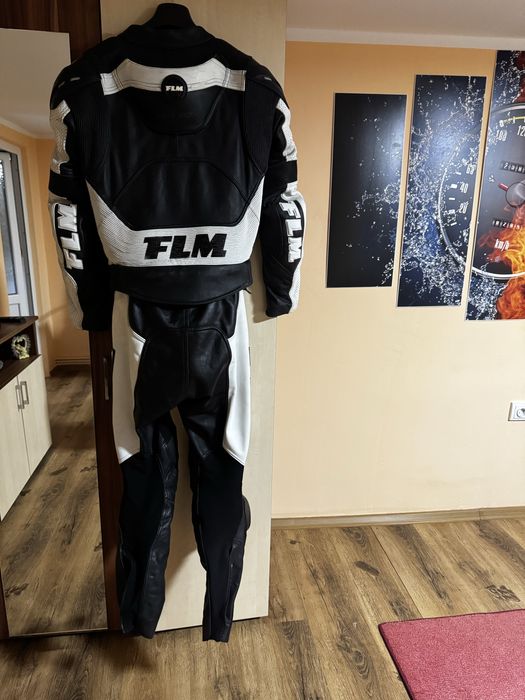 Costum din piele moto FLM