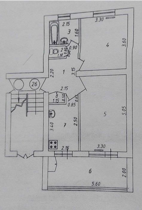 Продается квартира в Яшнабадском районе Ташсельмаш 2х ком 1-этаже 60м2
