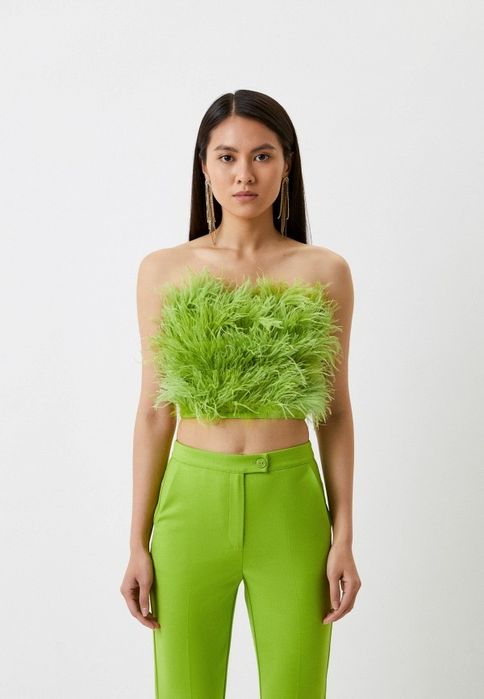 Топ с пера Patrizia Pepe, размер XS,ново с етикет!