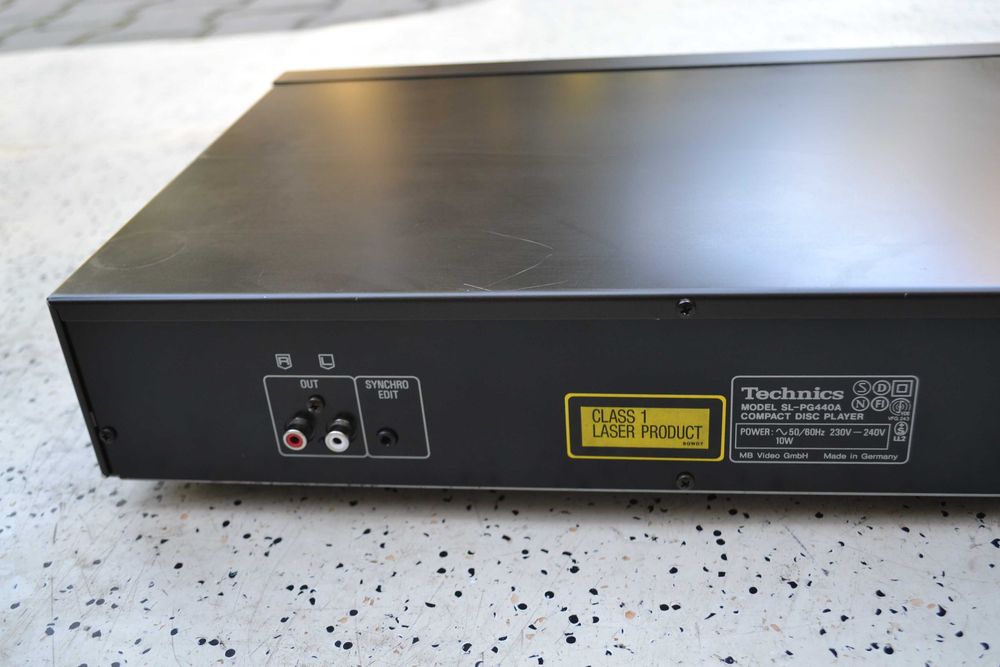 Cd player Technics SL PG 440 A