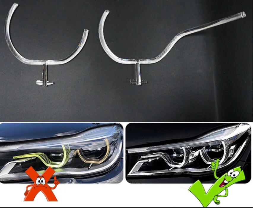 Fibre Fibra Lumina De Zi DRL Far Faruri Kit Reparatie Bmw Seria 7 G11