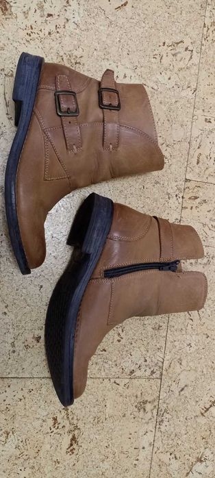 Дамски боти естествена кожа Pier One