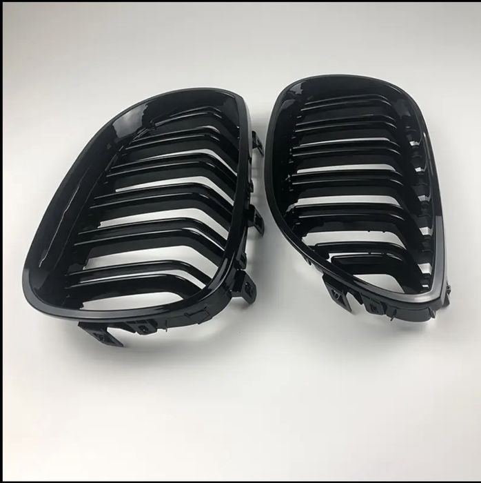 Grile fata duble negre bmw e60,e61  e46 facelift