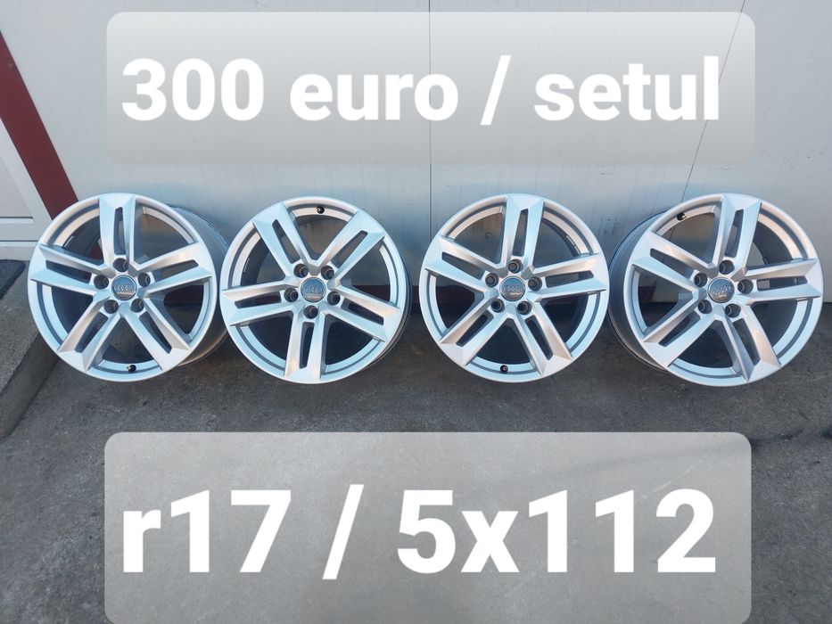 Jante aluminiu ORIGINALE r17 / Audi Vw Skoda Seat / 5x112