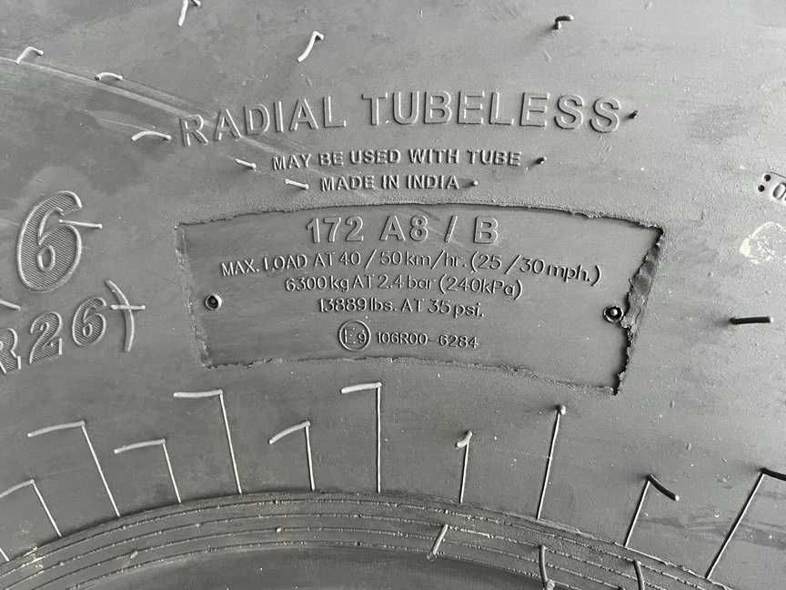 750/70R26 pentru combina cauciucuri radiale noi