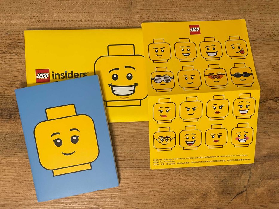 Блокнот LEGO Insiders со стикерами (оригинал)