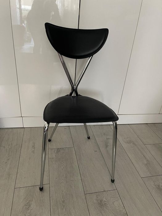 Mid century 4 scaun piele Milano