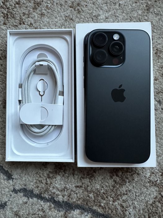 iPhone 16 Pro ca nou, full box, factura și garanție