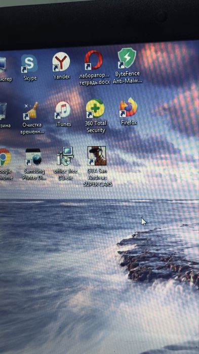 Старый ноутбук Samsung