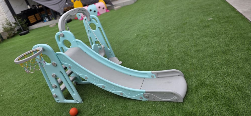 Complex tobogan si leagan copii