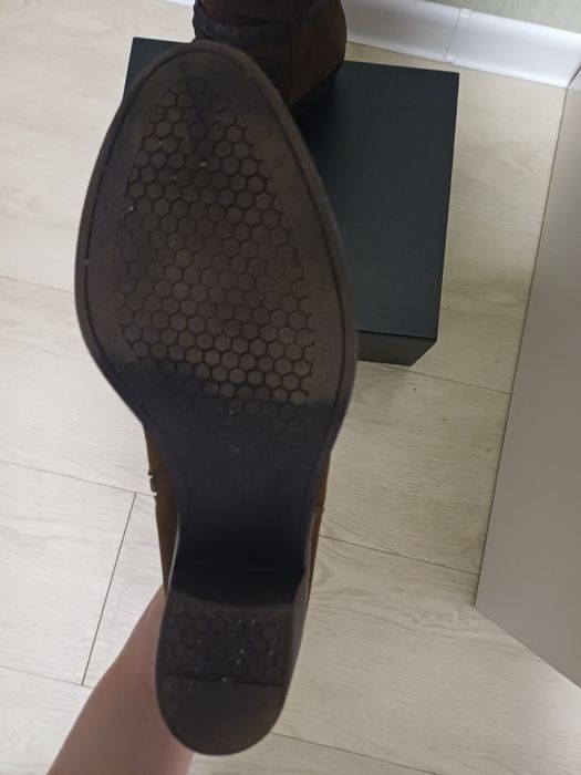 Cizme din piele întoarsă MARCO TOZZI