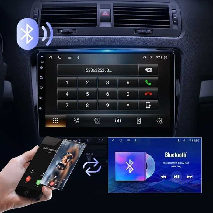 Skoda Octavia 2007/2013 10” 2-DIN Android 14, 4/64GB, 1280x720, CP AA