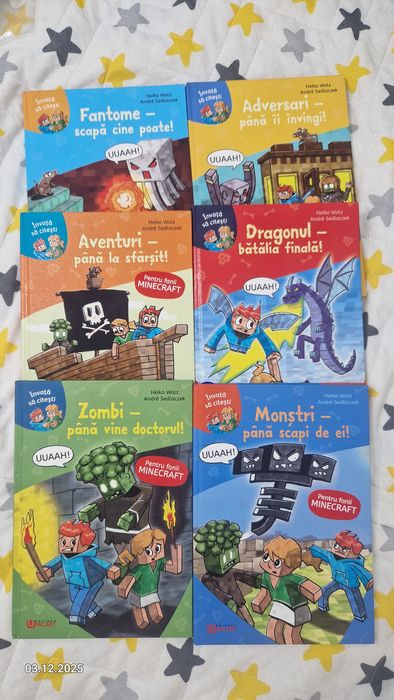 Carti Minecraft vol 1-6