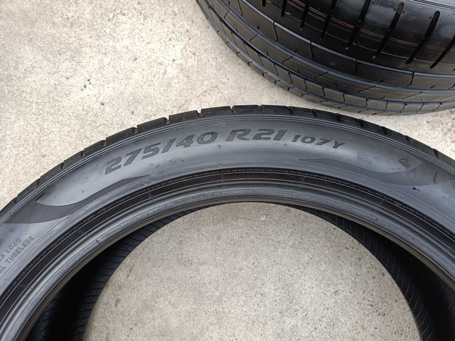 Doua anvelope de vara 275 40 21 pirelli p zero pz4 run flat