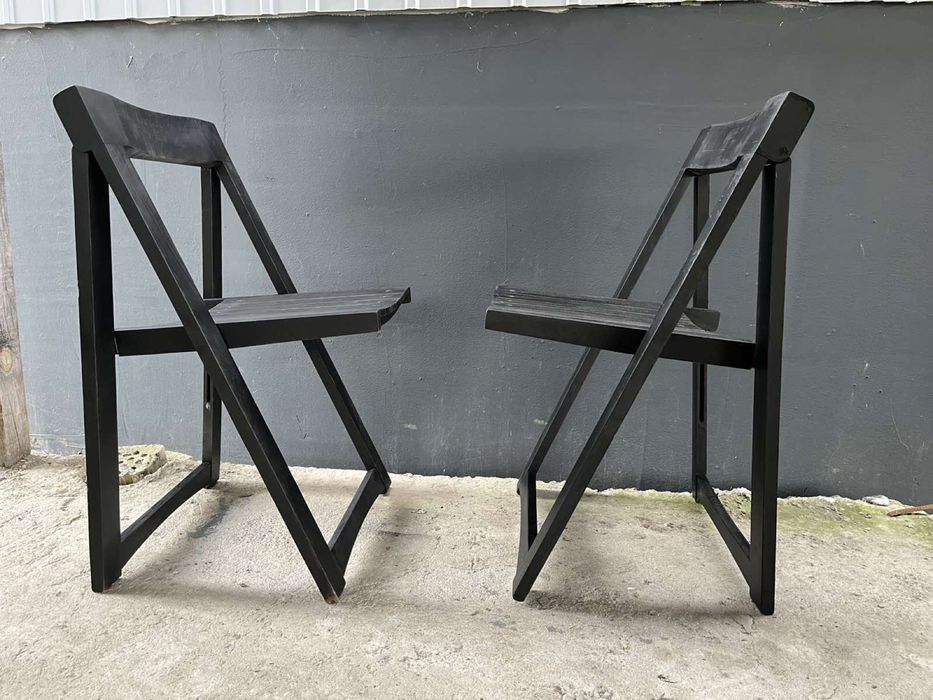 Сгъваем стол / Trieste от Aldo Jacober / 70-те