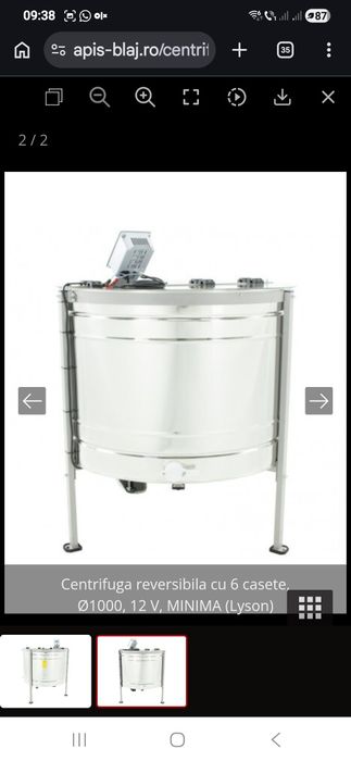 Centrifuga electrica 6 rame reversibila
