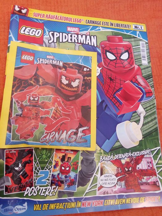 Lego seturi mici cu reviste cu super-eroi Marvel, Batman noi sigilate