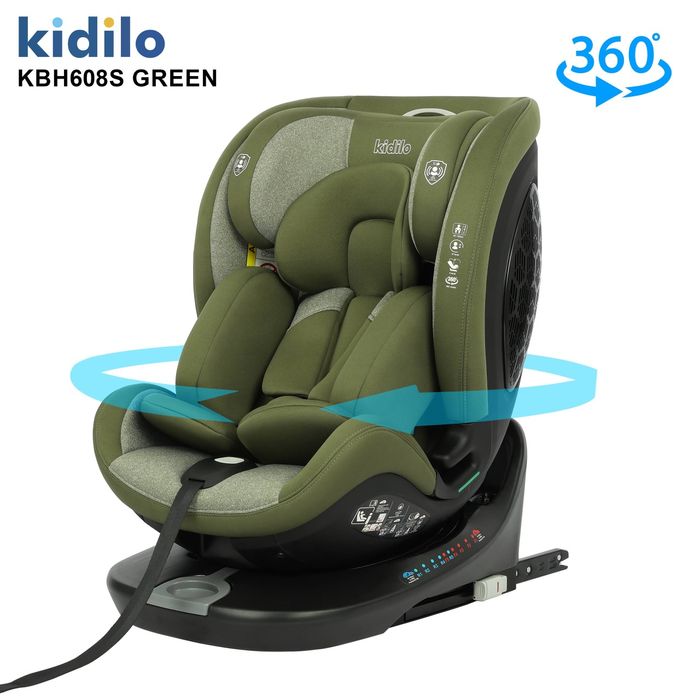 Новое регулируемое автокресло ISOFIX от 0 до 12 лет