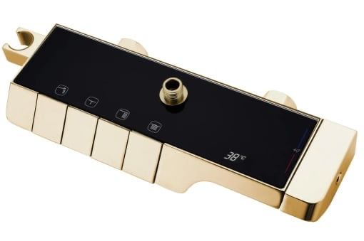 Set de dus cu termostat Auriu / Gold