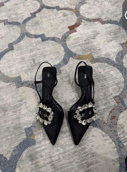 Туфли зара черные