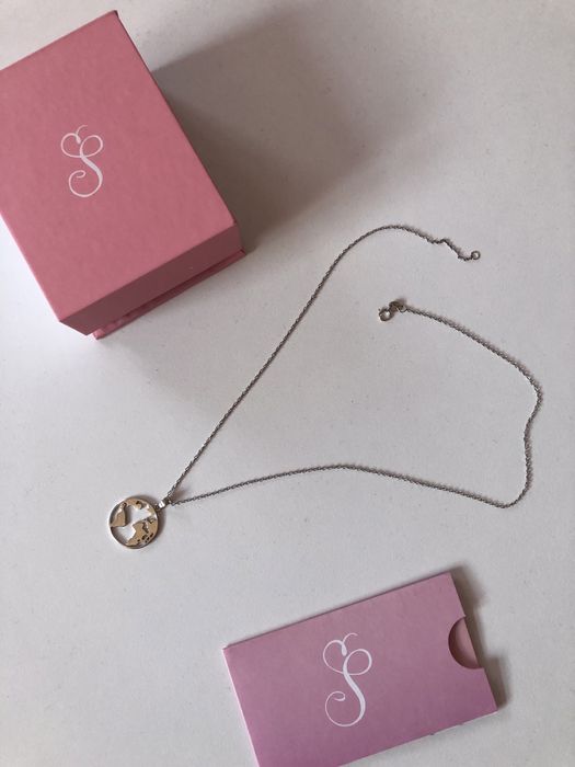 Сребърно колие Silent jewelry