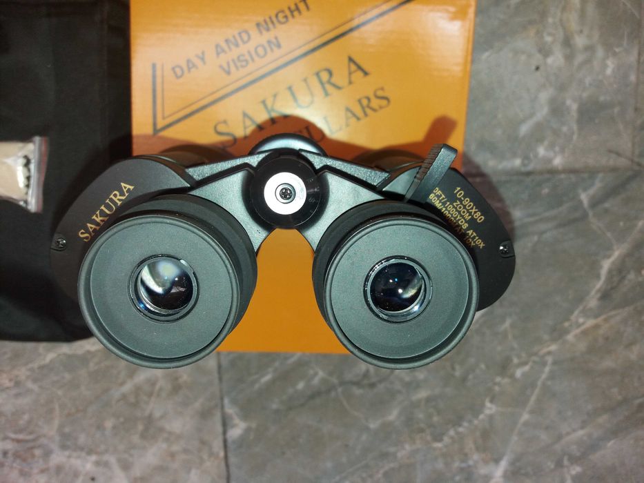 Binoclu Sakura zoom antireflex, vanatoare, pescuit, excursii, 10-90x80