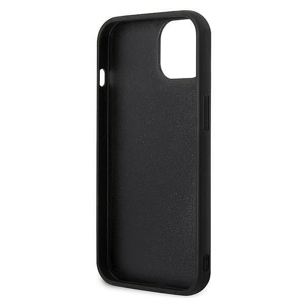 Karl lagerfeld klhcp13m3dkpk iphone 13 / 14 black hardcase ikonik patc