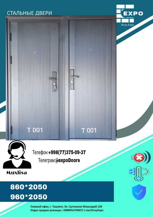 Входные железные и межкомнатные двери (Россия, Китай)