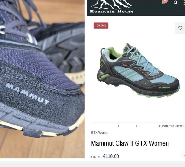 Ghete drumeție Mammut Claw II GTX®, Gore-Tex® - 40 / 25,5 cm