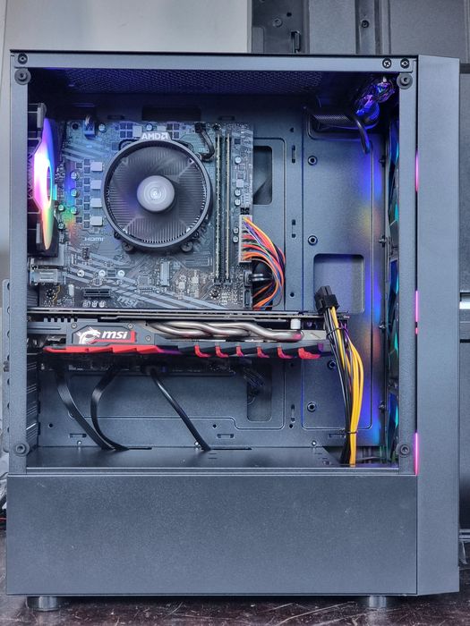 Геймърски Компютър/R5 1600/16GB RAM/2TB/GTX 1060 6GB